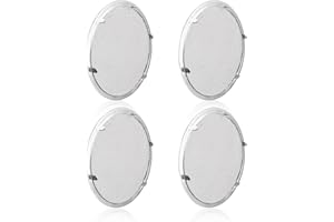 Raneped 4 Inch, Round Open Screen Vent, Tab Style, Mill Finish, 4 Pack
