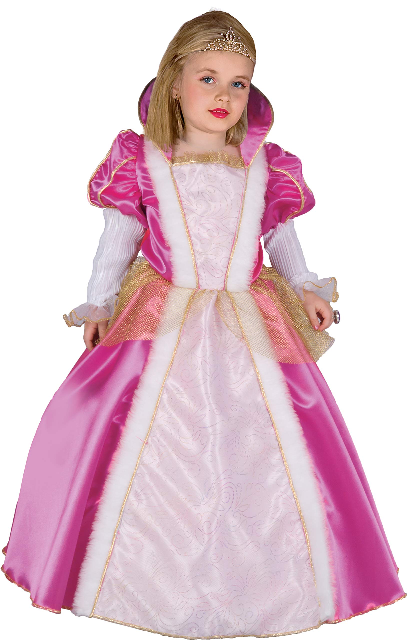 Ciao 55012.2-3 Princess of Russia Girl Costume (Size 2-3 Years), Rose