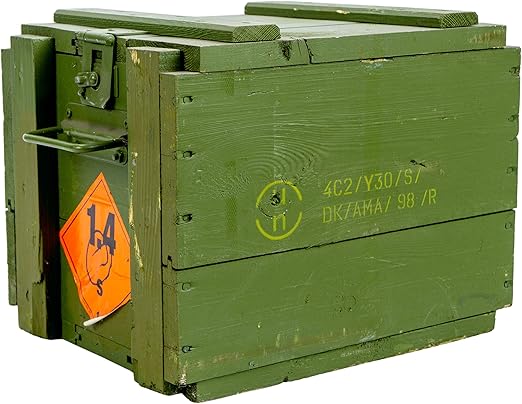 Kistenkolli 4C2 - Caja de munición de madera para el tesoro: Amazon.es: Hogar