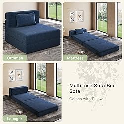 Luoxiao Folding Sofa Bed Single with
