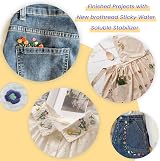 New brothread 6PCS A4 Sticky Water Soluble Embroidery Stabilizer view 5
