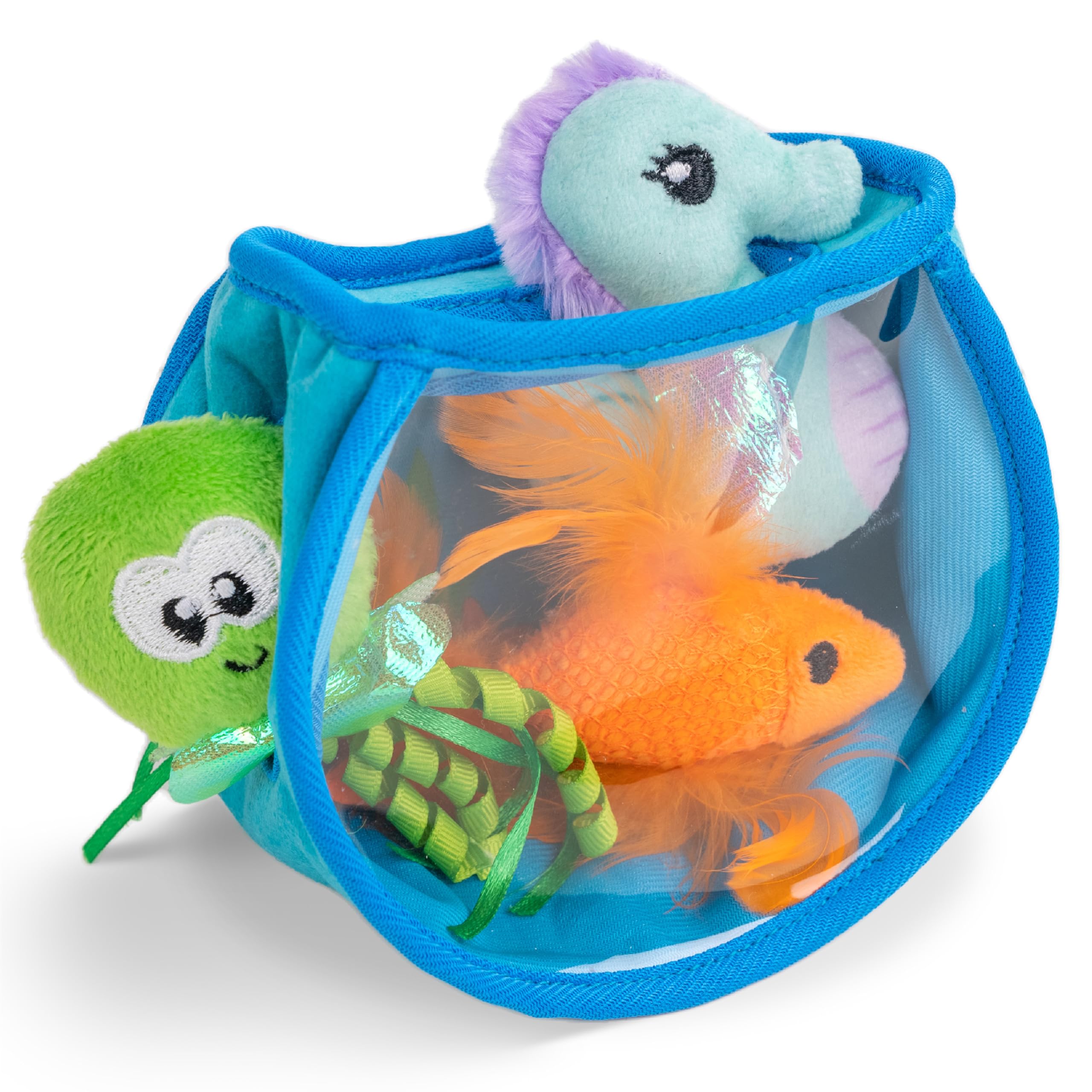 Catstages Hide & Seek Fish Bowl Interactive Cat Puzzle Toy
