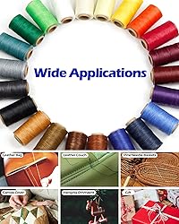 Leather Upholstery Sewing Waxed Thread: PLANTIONAL