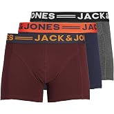 JACK &amp; JONES Men's Jaclichfield Trunks 3 Pack Noos
