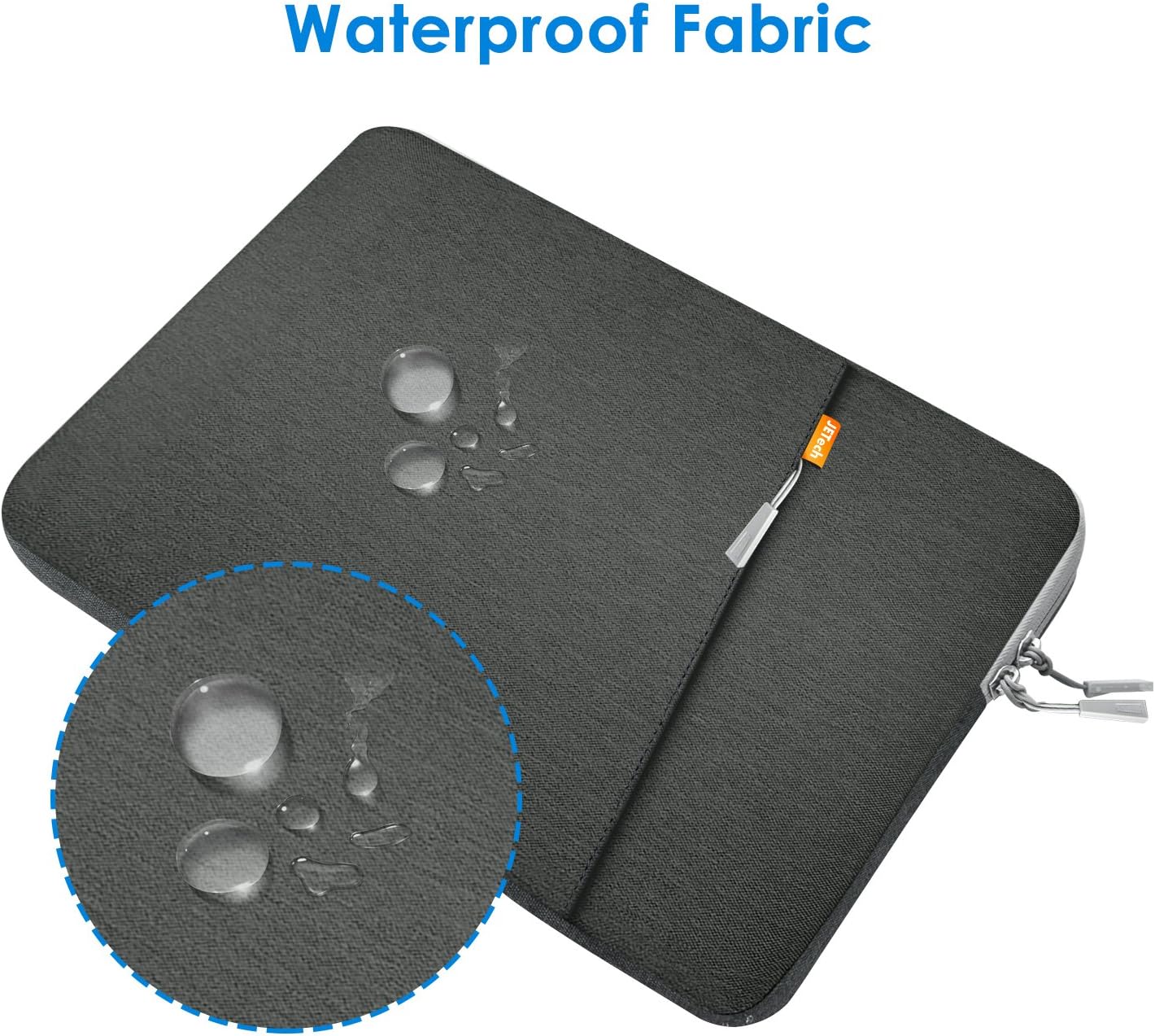 JETech Laptop Sleeve Compatible for 13.3-Inch Notebook Tablet iPad Tab, Compatible with 13" MacBook Pro and MacBook Air,Waterproof Shock Resistant Bag Case with Accessory Pocket, Grey: Computers & Accessories
