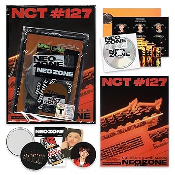Nct 127 Nct 127 2nd Album Nct 127 Neo Zone T Ver Cd Photobook Folding Poster Sticker Pack Sticker Lenticular Card Photocard Circle Card Free Gift K Pop Sealed Amazon Com Music