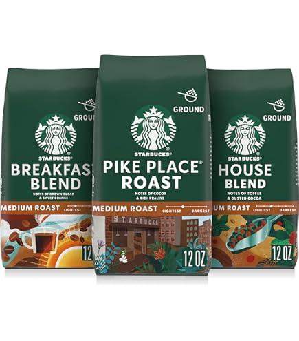 Amazon.com : Starbucks Ground Coffee, Medium Roast Hot or Iced