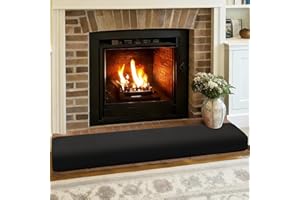 Thick Memory Foam Fireplace Baby Proofing, 71x15 in Soft Hearth Cover Baby Proof, Hearth Cushion Fireplace Protectors for Chi