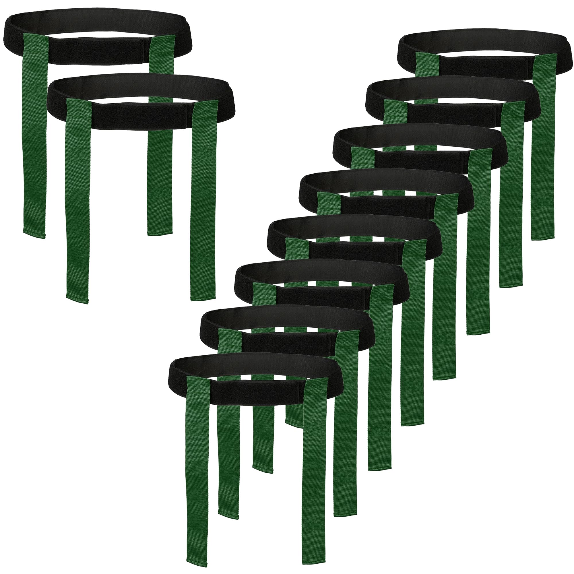 ND Sports Touch Rugby Tag Belt Set – Adjustable Belts & Flags | Durable Nylon Training Equipment | School PE, Team Sports, Club Games, Fitness & Agility Training