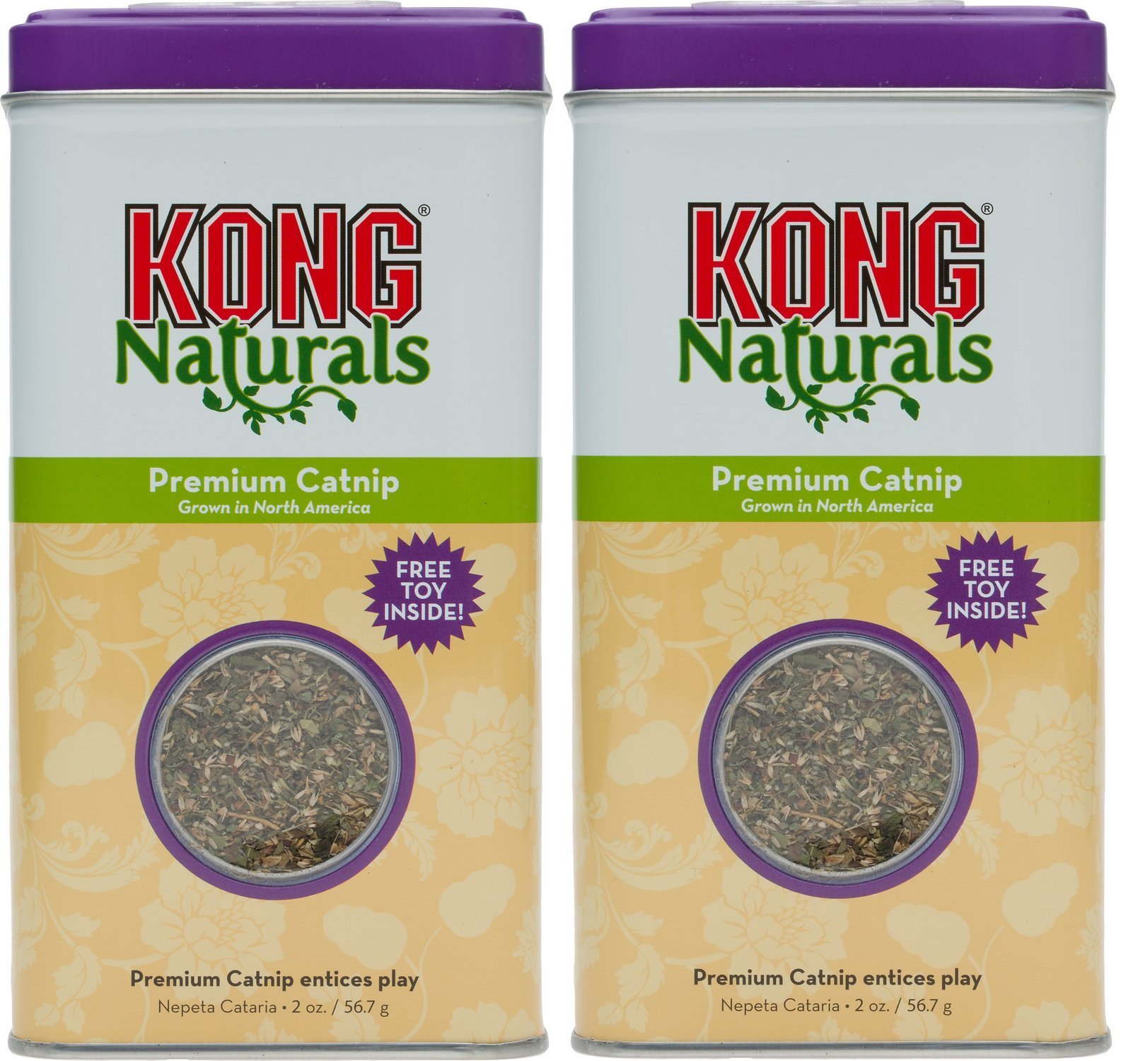 Kong Premium Catnip 4 oz 2 x 2 oz Tubs