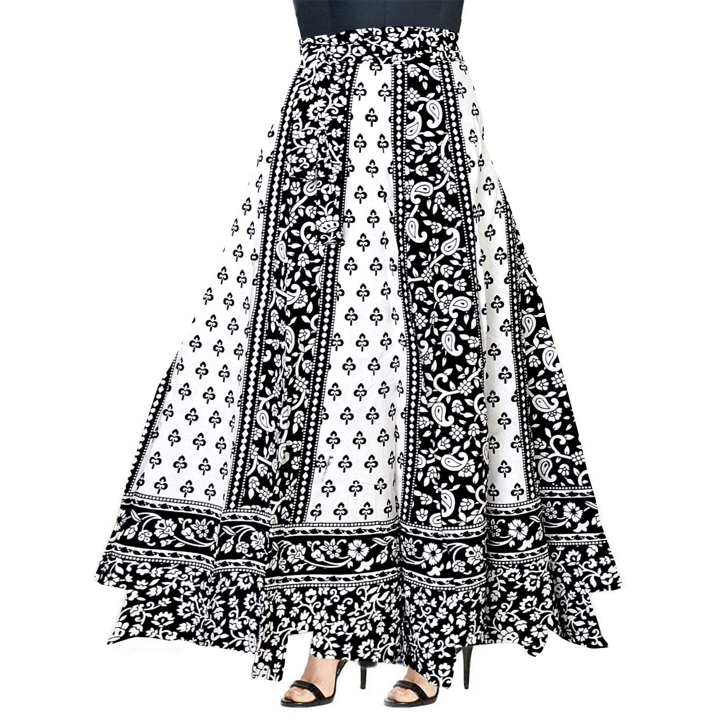 jwf cotton fabric women broomstick long