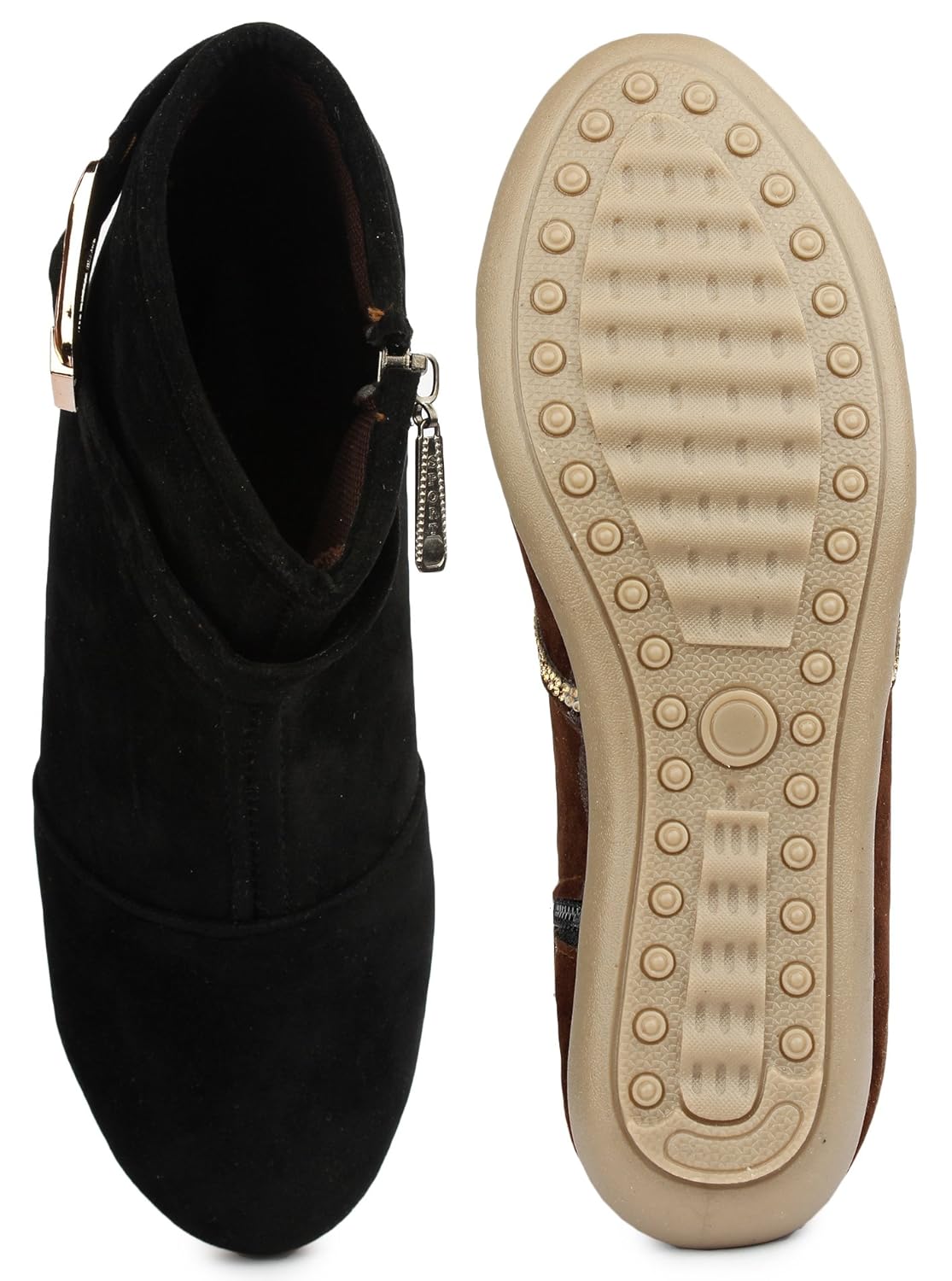 do bhai boot-buckle fashionable, stylish & smart casual boots for women