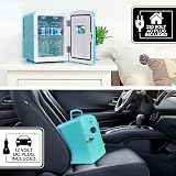 Koolatron Retro Mini Fridge 4L 12V 6 Can Table Top Quiet Portable view 4