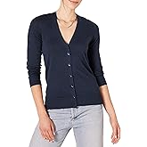 Amazon Essentials Women's Lightweight V-Neck Cardigan Sweater (Available in Plus Size)