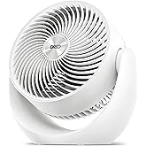 Dreo Fan for Bedroom, Table Air Circulator for Whole Room, 11 Inch, 40ft Strong Airflow, 120° Adjustable Tilt, 28db Low Noise, Quiet, 3 Speeds, 2025 New Desk Fan for Office, Kitchen, Home