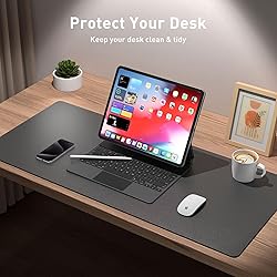 Aothia Leather Desk Pad Protector, Mouse