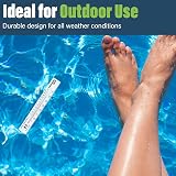 Thermometer World Bath Thermometer - Clear Bath Water Temperature Gauge view 6