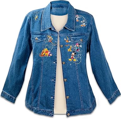 disney embroidered denim jacket