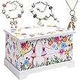 ABI + OLIE Ballerina Jewelry Box for Girls, Musical Jewelry Box, Kids Music Boxes - Perfect Dance Recital & Birthday Gifts for Girls 4-6 and 6-12