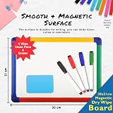 Fridge Magic Premium A4 Magnetic Whiteboard 30x21cm - Double-Sided view 2