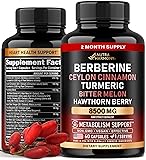 Berberine with Ceylon Cinnamon 8500 mg Apple Cider