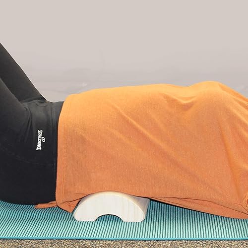 HSP Wooden Pillow for Neck and Back Pain Relief 11 x x Inches  Cedar Wood Bolster Neck Massager Ko