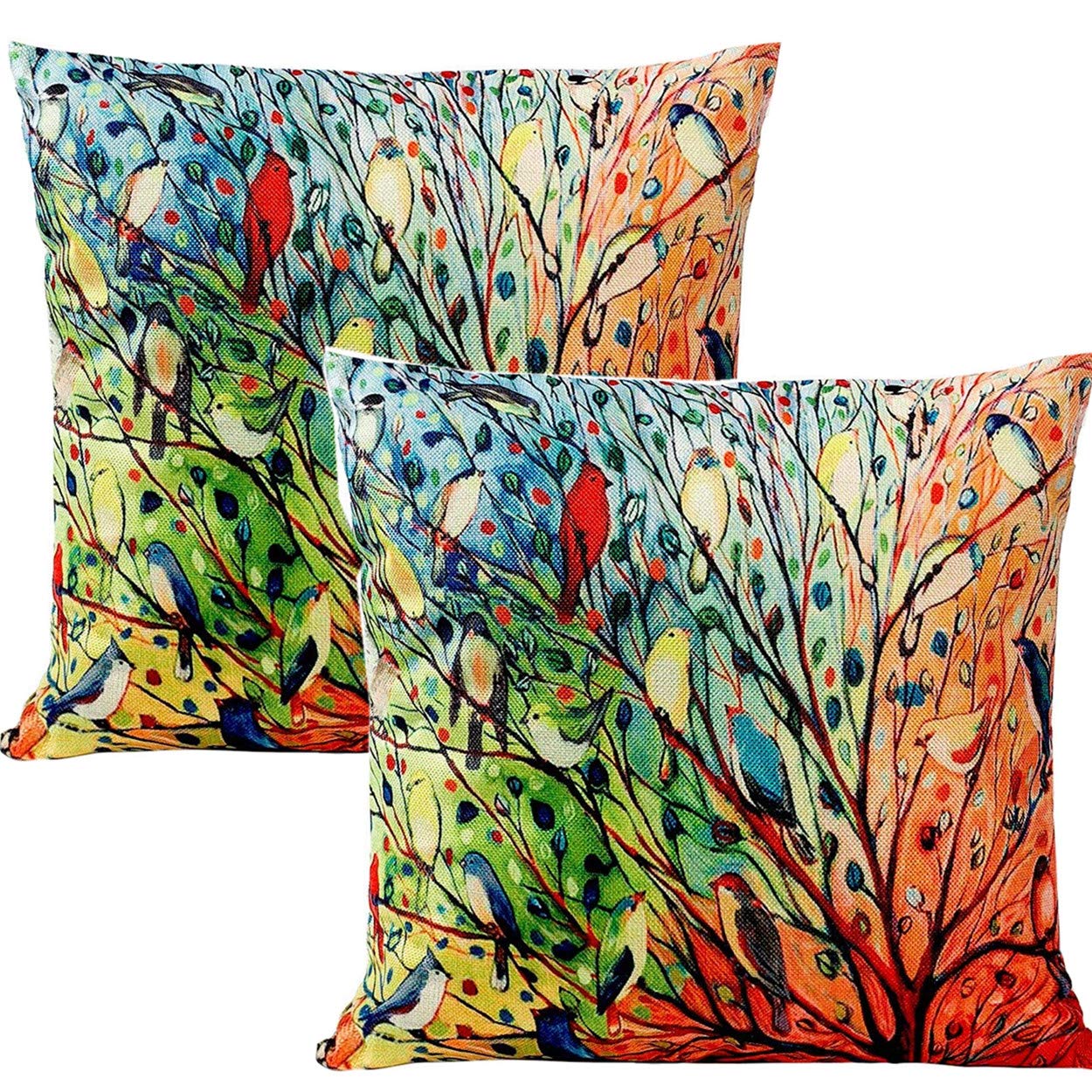 outdoor bird throw pillows