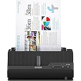 Epson Workforce ES-C220 Compact Desktop Document Scanner with 2-Sided Scanning and Auto Feeder (ADF) for PC as Well as Mac