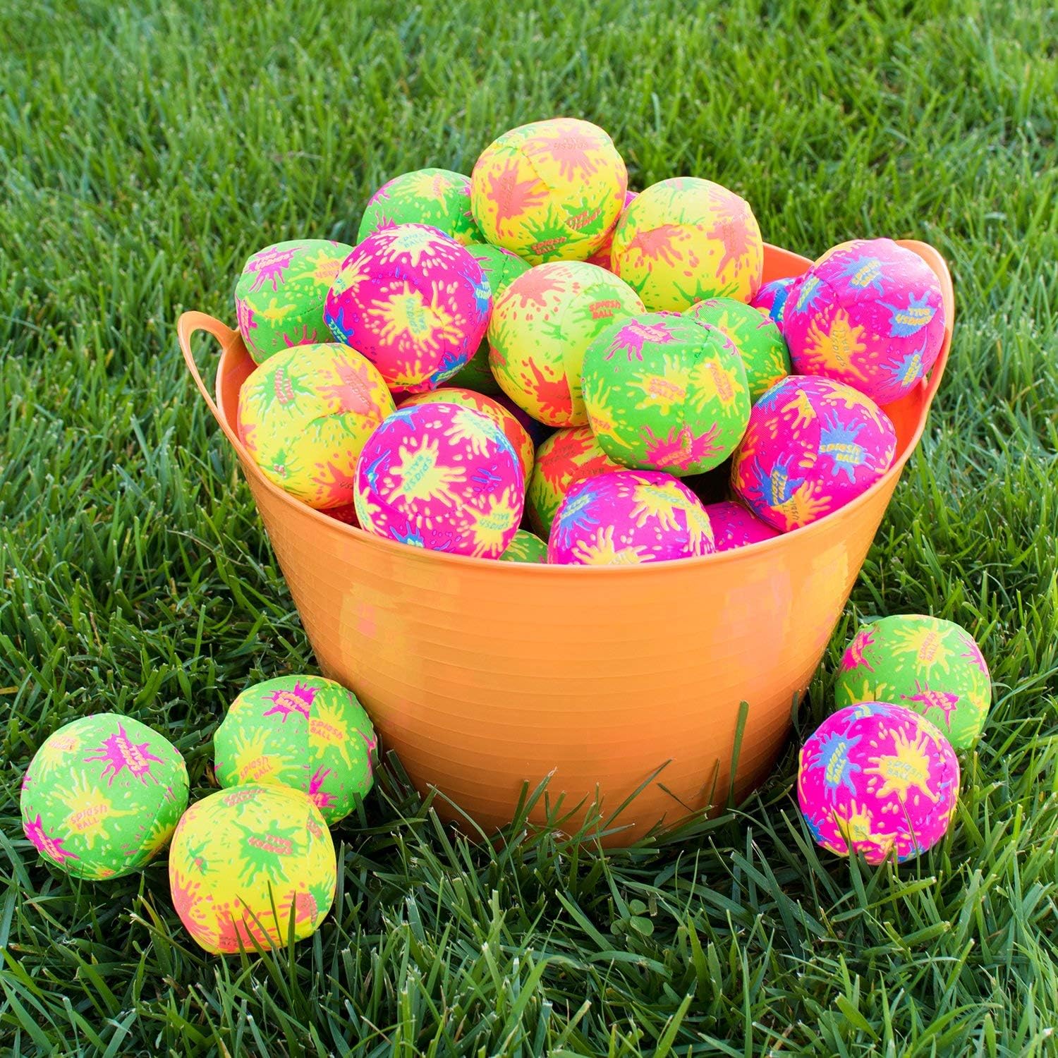 Super Z Outlet Water Splash Balls for Pool, Summer Beach Soaking Games and Fun Children Party Activities (12 Pack): Toys & Games