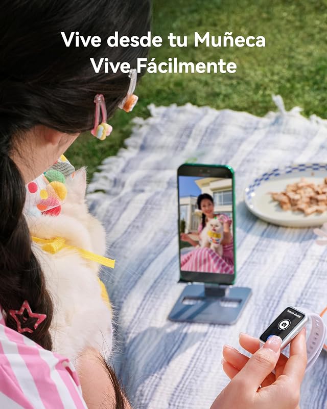 Relógio inteligente Band 11, 1,62" AMOLED 1500 Nits, Android e iOS, branco