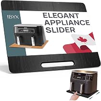 Tapis Coulissant Machine à Café TogetherKings - Noir 22x30.5cm - Plastique
