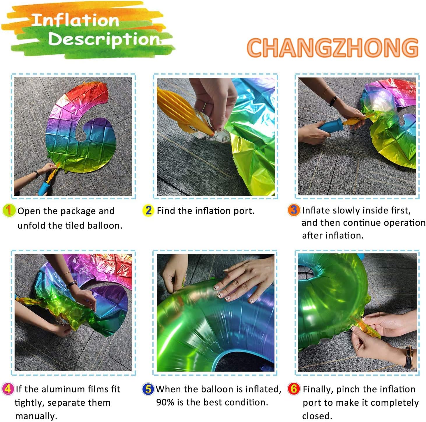 40 Inch Jelly Large Number Balloons Mylar Foil Big Number 3 Giant Helium Balloon Birthday Party Decoration - Image 4