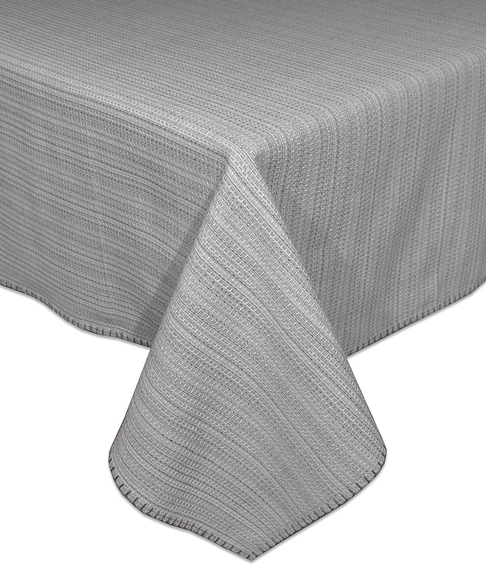 HomeCrate Elegant Lyon Collection Woven Tablecloth, 60" X 120" In