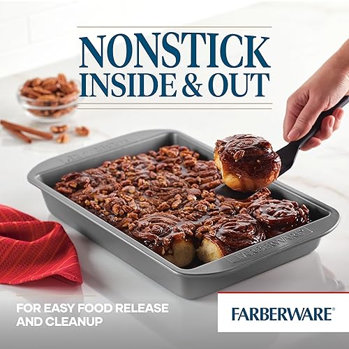 Farberware Nonstick Bakeware Baking Pan With Lid Nonstick Cake