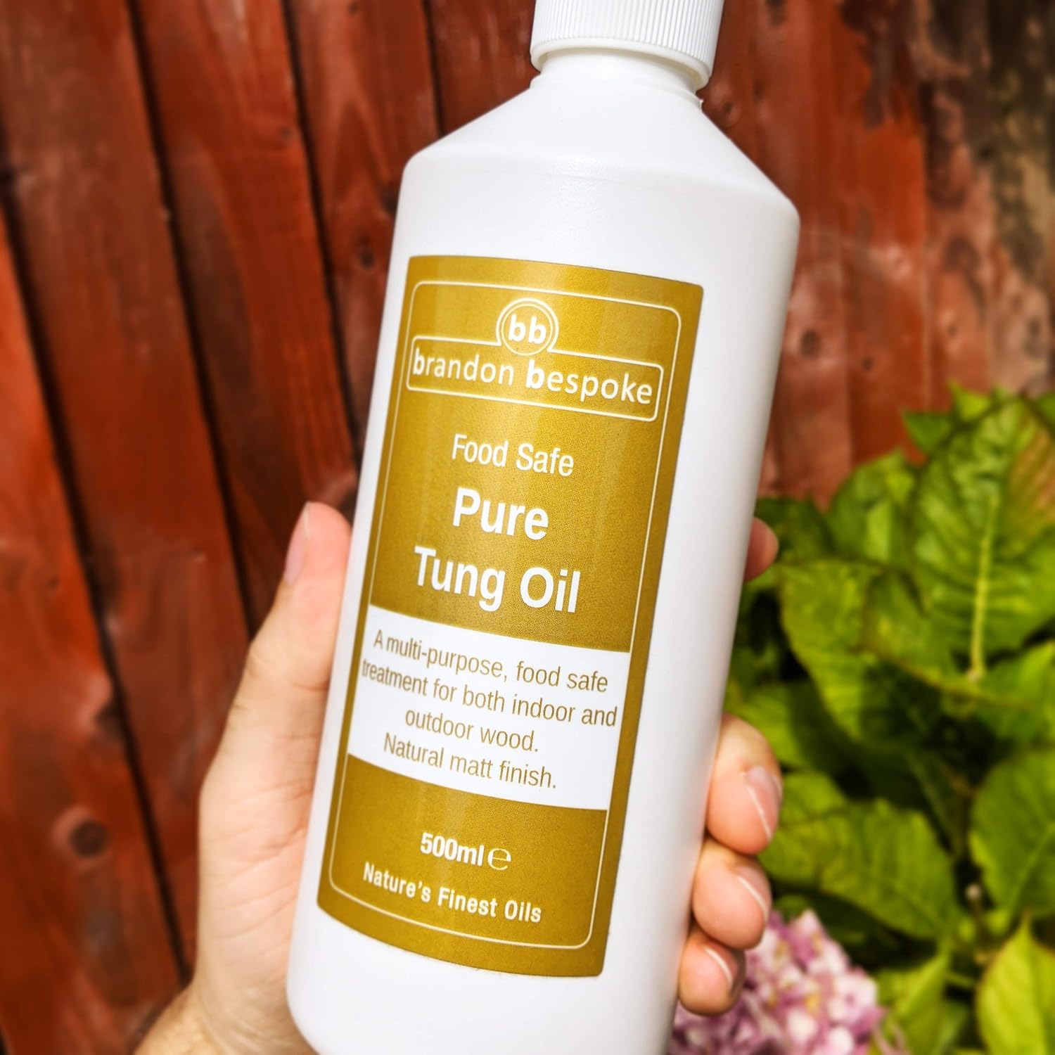 Pure Tung Oil Food Safe, Natural Wood One, 500ml - Image 4