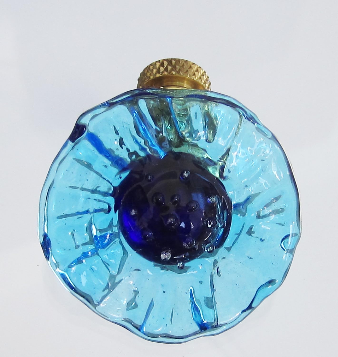 Lamp Finials Handmade Glass Lamp Finials Aqua