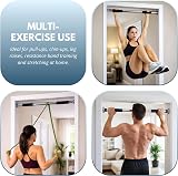 GadgetZone Adjustable Pull Up Bar 62–100cm Doorway 100kg Load Gym Bar view 7