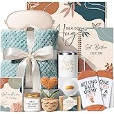 Get Well Gifts for Women After Surgery Recovery, Get Well Soon Gift Baskets for Women Chemo Care Package, Thinking of You Cancer Care Gifts for Sick Friends, Feel Better Encouragement Comfort Gift Box