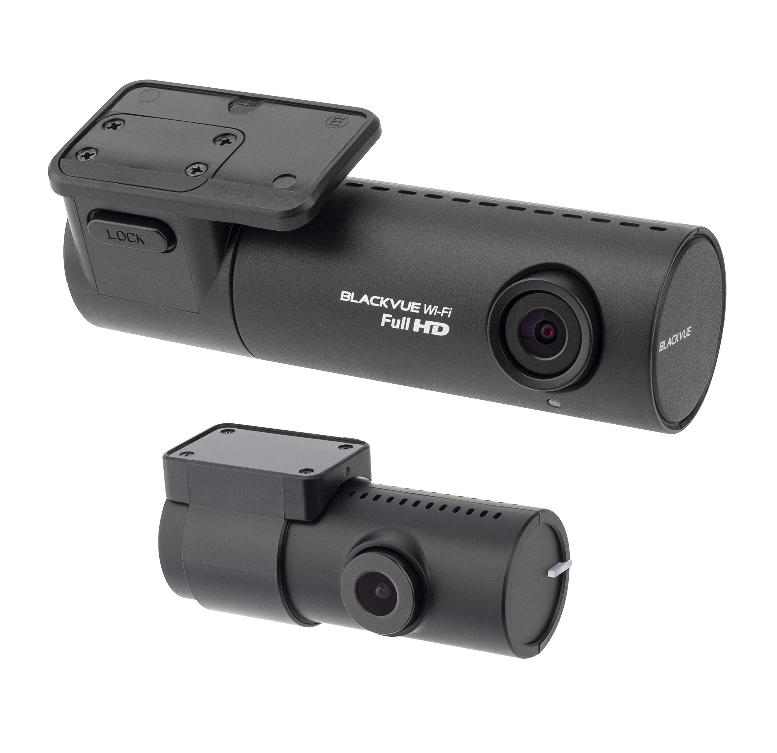 BlackVue DR590X-2CH (32 GB) UK Edition - Full HD Front and Rear Dash Cam with Smooth 30fps Video, Wi-Fi, Intelligent Parking Mode, Smartphone App and Desktop Viewer for PC/Mac