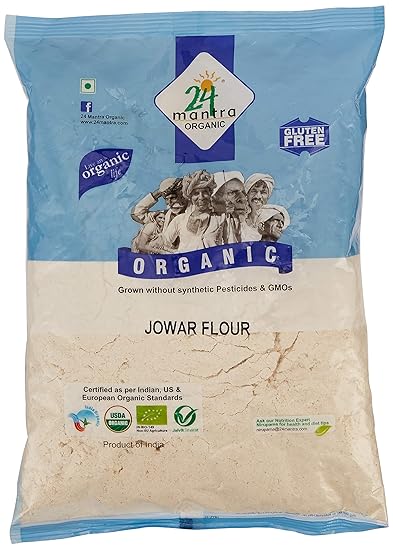 24 Mantra Organic Jowar (Sorghum) Flour, 500g