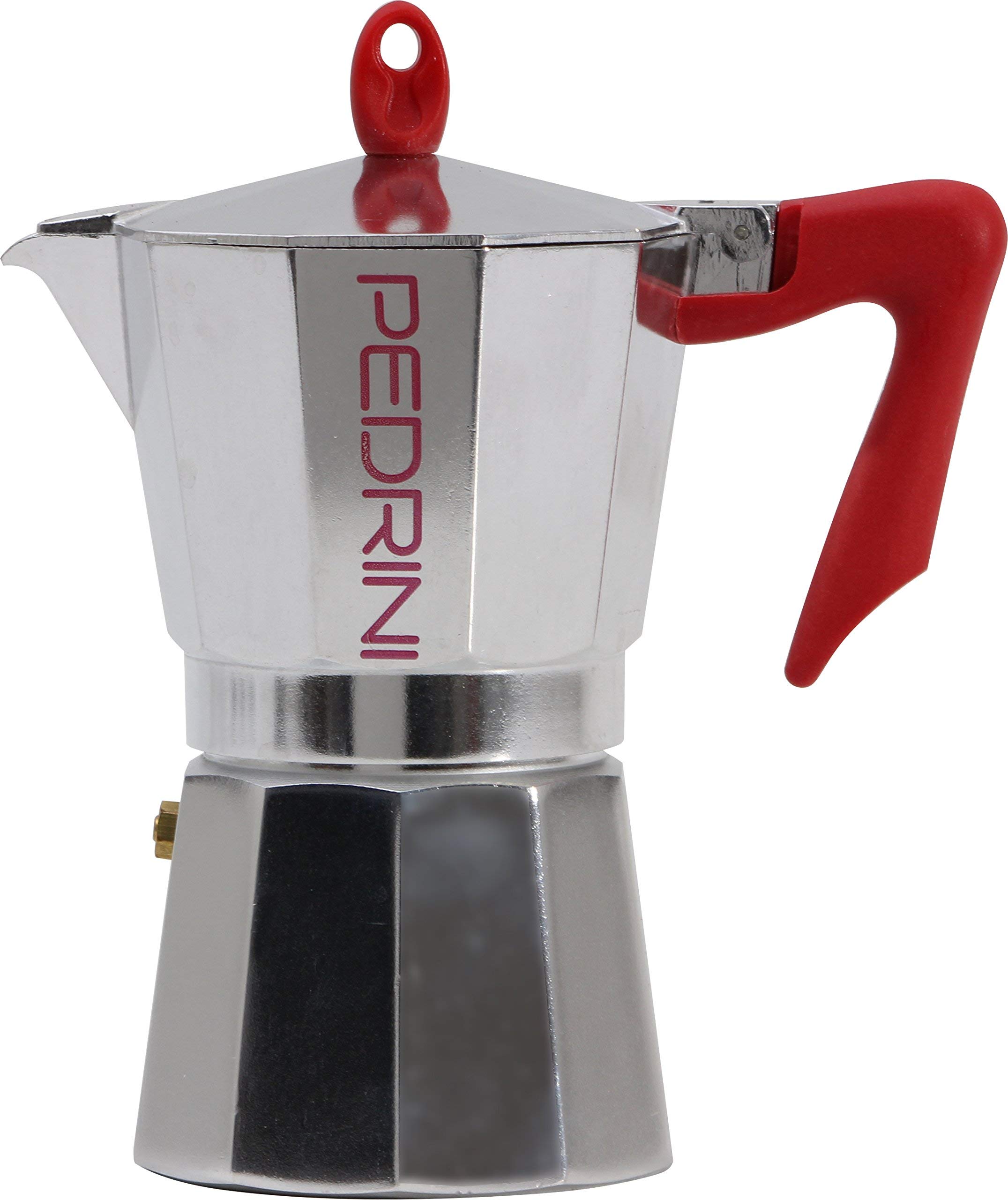 Pedrini Kaffettiera 9081 Espresso Maker 9 tazze red