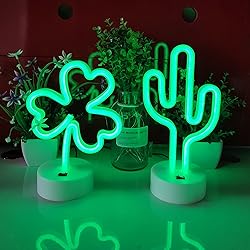 JYWJ Neon Signs with Holder Base,USB or 3-AA