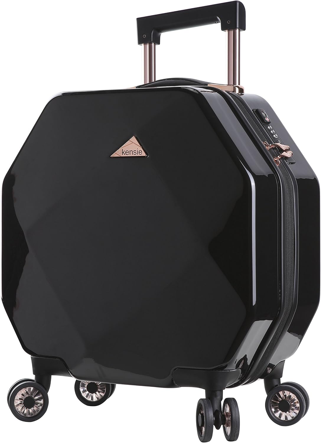 kensie gemstone spinner luggage