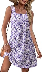 OFEEFAN Purple Dress for Woman Summer 2025