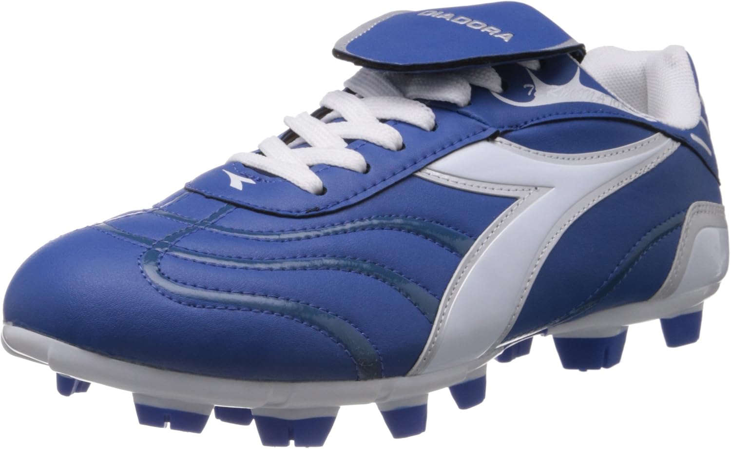 Buy Diadora Men's Terminator Blue, White and Silver Football Boots 11