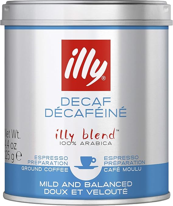 illy Decaffeinated Ground Coffee, 125 g (Pack of 3) Amazon.co.uk Grocery