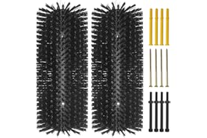 SAYUTIE Livestock Scratching Brush Goat Scratcher Brush Full Massage Grooming Tool with 8 Screws for Cow,Cattle,Cow,Sheep, Horses,Pigs