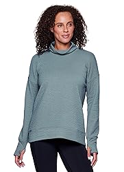 RBX Women's Lightweight Sweater Relaxed Mock Neck