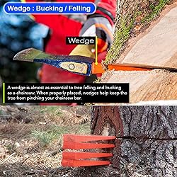 5.5'' Felling Wedges Set for Chainsaw - ABS Plastic