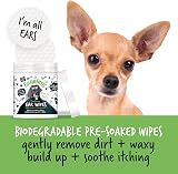 BUGALUGS Dog Ear Wipes 100 Biodegradable Pre-Soaked Vet Approved view 8